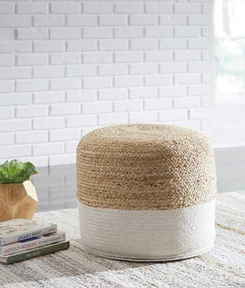 Ashley Living Room Sweed Valley Pouf A1000420