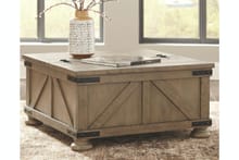 Ashley Living Room Aldwin Coffee Table With Storage T457-20