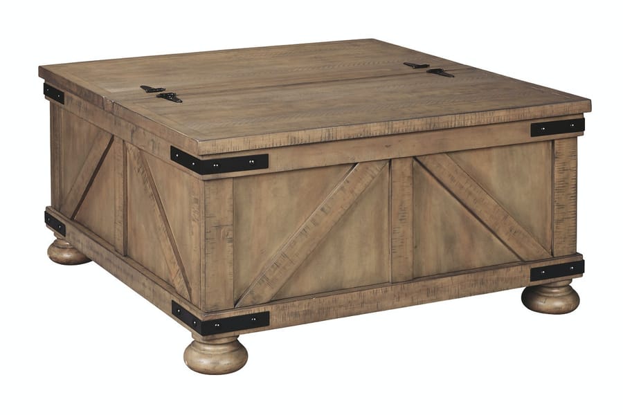 Ashley Living Room Aldwin Coffee Table With Storage T457-20