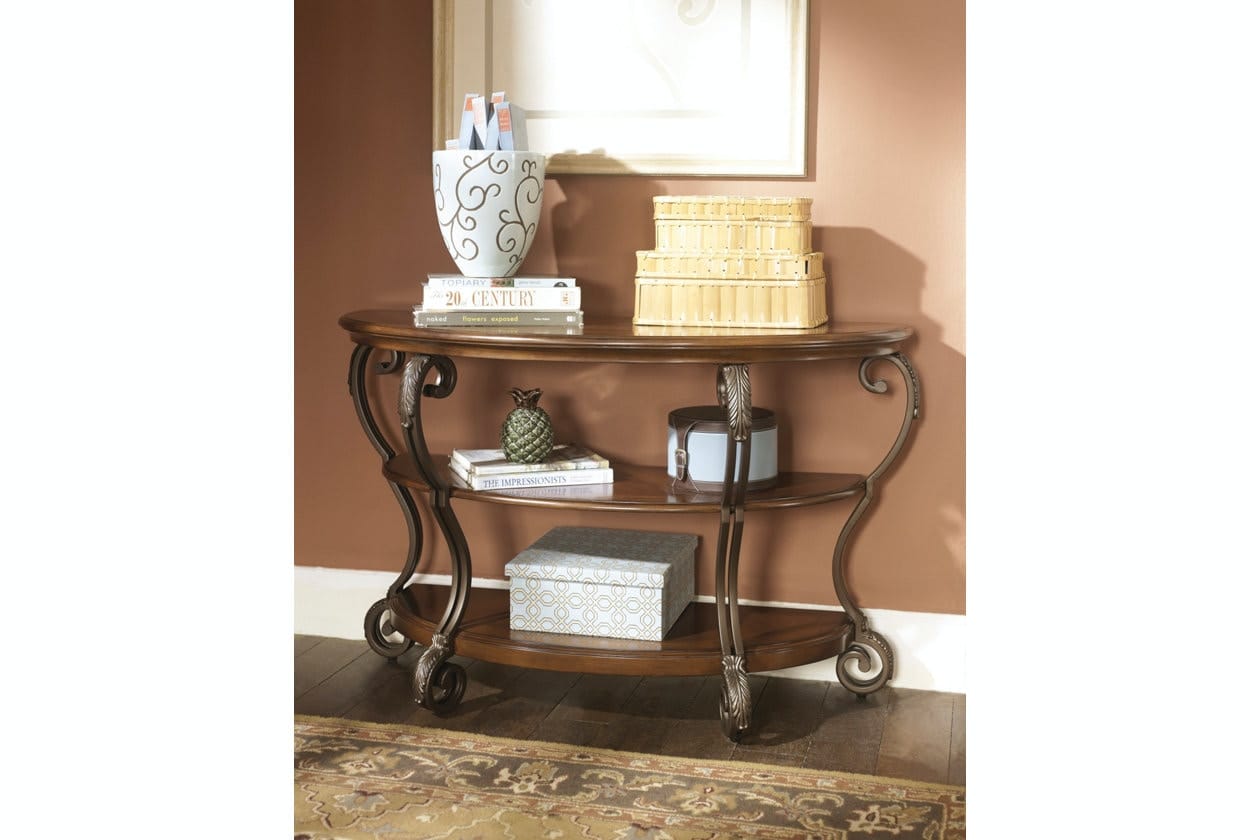 Ashley Living Room Nestor Sofa/Console Table T517-4