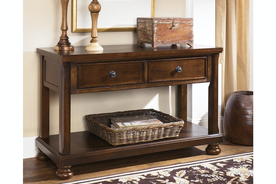 Ashley Living Room Porter Sofa/Console Table T697-4
