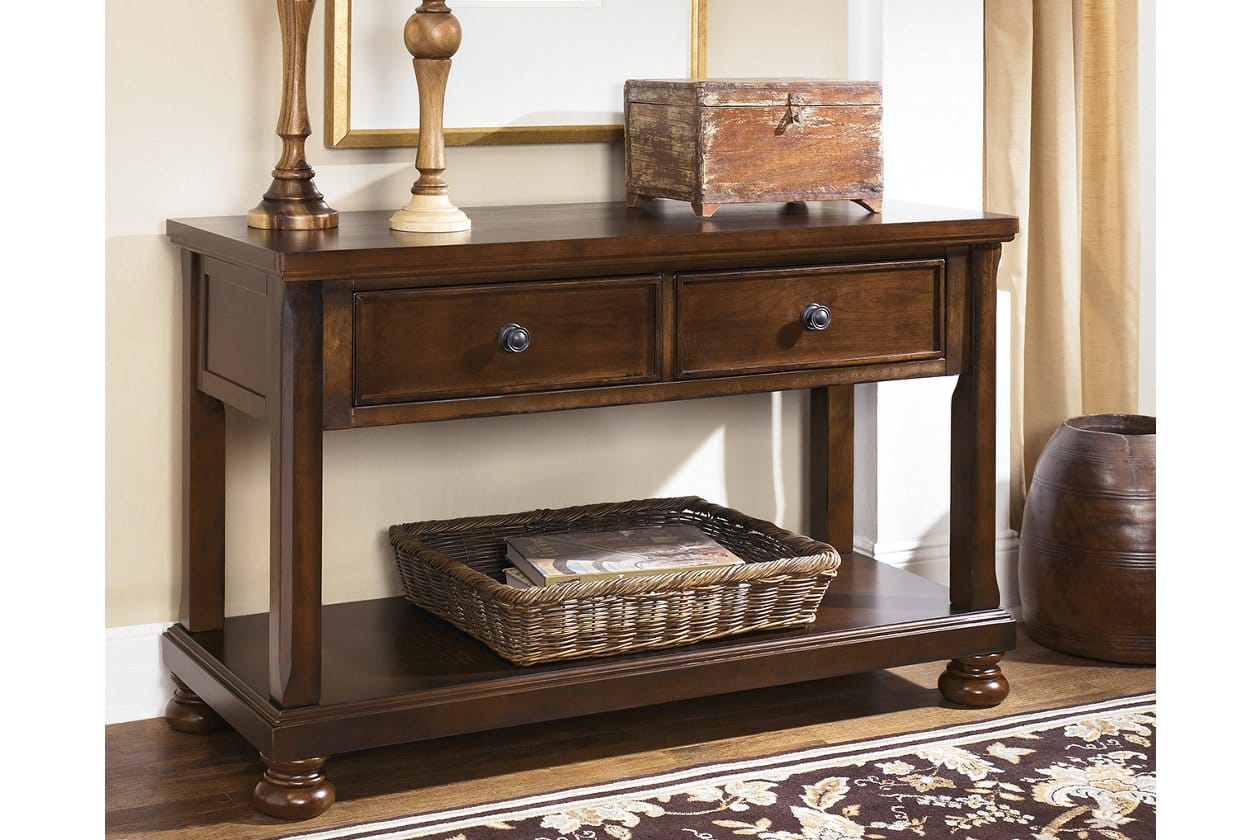 Ashley Living Room Porter Sofa/Console Table T697-4