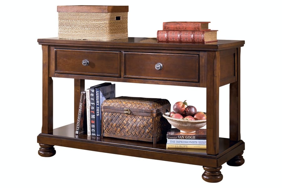 Ashley Living Room Porter Sofa/Console Table T697-4