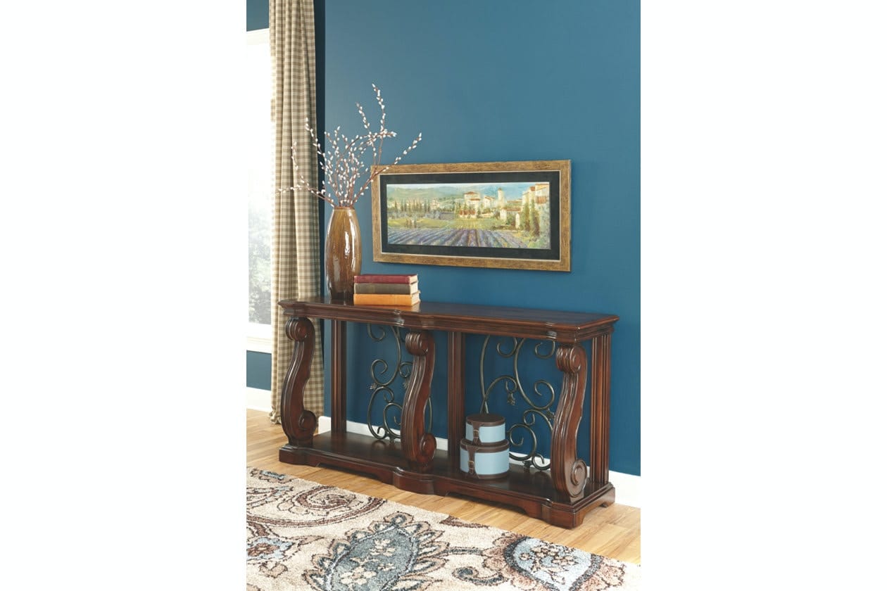 Ashley Living Room Alymere Sofa/Console Table T869-4