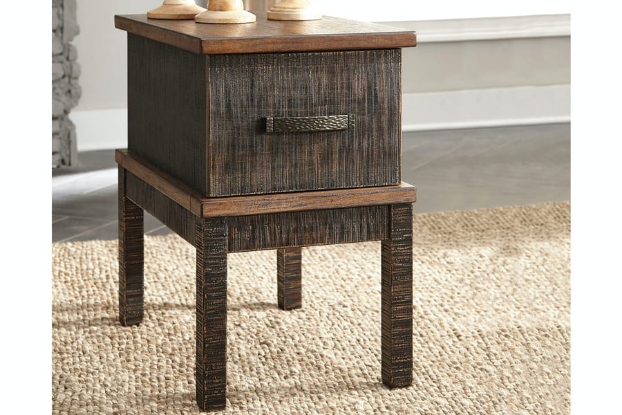 Ashley Living Room Stanah Chairside End Table with USB Ports and Outlets T892-7