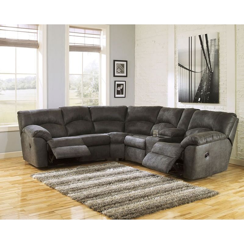 Ashley tambo pewter deals sectional