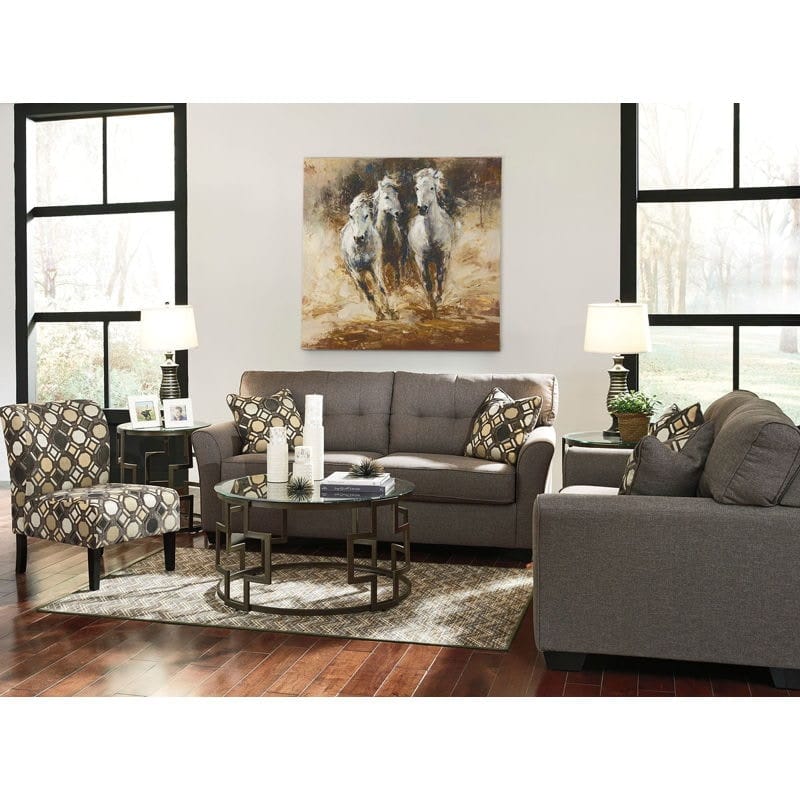 Ashley Living Room Sofa and Loveseat and Accent Chair Set 99101-38-35-60