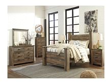 Ashley Bedroom 7 Piece Queen Poster Bed Set B446-21-26-46-67-64-98-61