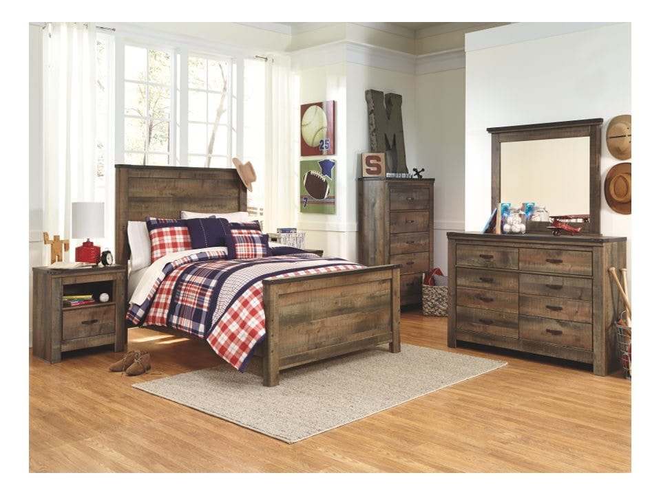Ashley Bedroom 8 Piece Full Panel Bed Set B446-21-...