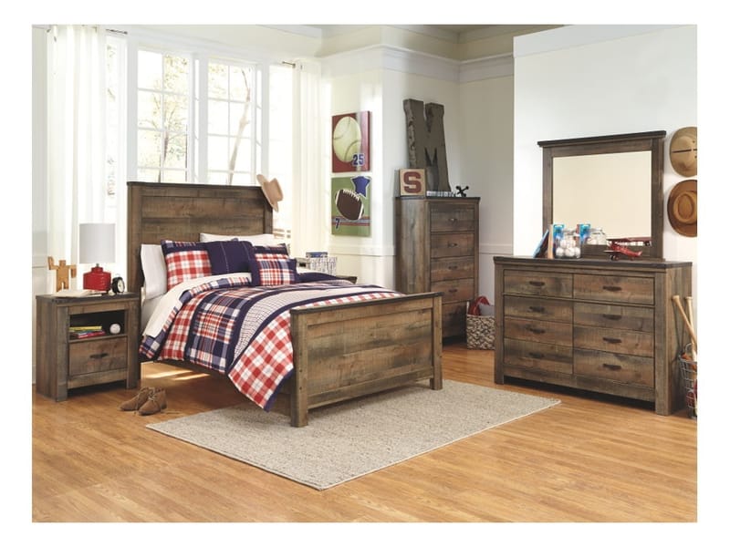 Ashley Bedroom 6 Piece Full Panel Bed Set B446-21-26-46-87-84-86