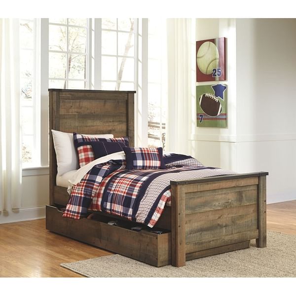 Ashley Bedroom 8 Piece Twin Panel Bed with Trundle Storage Box Set B446-21-26-53-52-83-60-B100-11-91-2