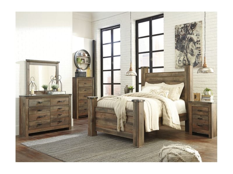 Ashley Bedroom 8 Piece Queen Poster Bed Set B446-21-26-67-64-98-61-92-2