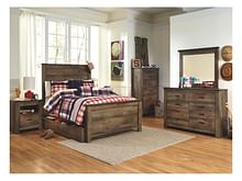 Ashley Bedroom 9 Piece Full Panel Bed with Trundle Storage Box Set B446-21-26-87-84-86-60-B100-12-91-2