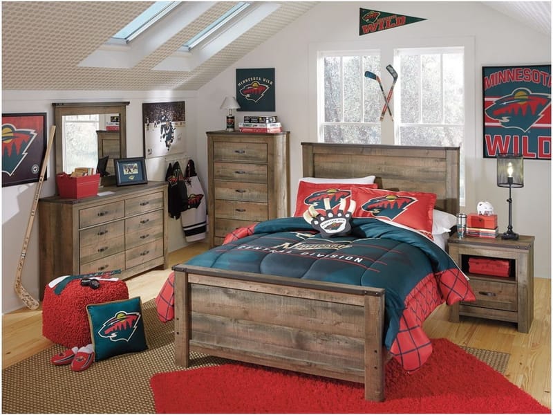 Ashley Bedroom 7 Piece Full Panel Bed Set B446-21-26-87-84-86-91-2
