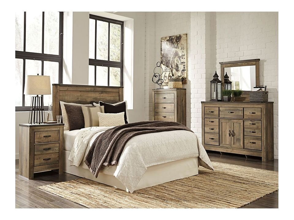 Ashley Trinell 4 Piece Queen Bed Set - Portland, OR | Key Home Furnishings