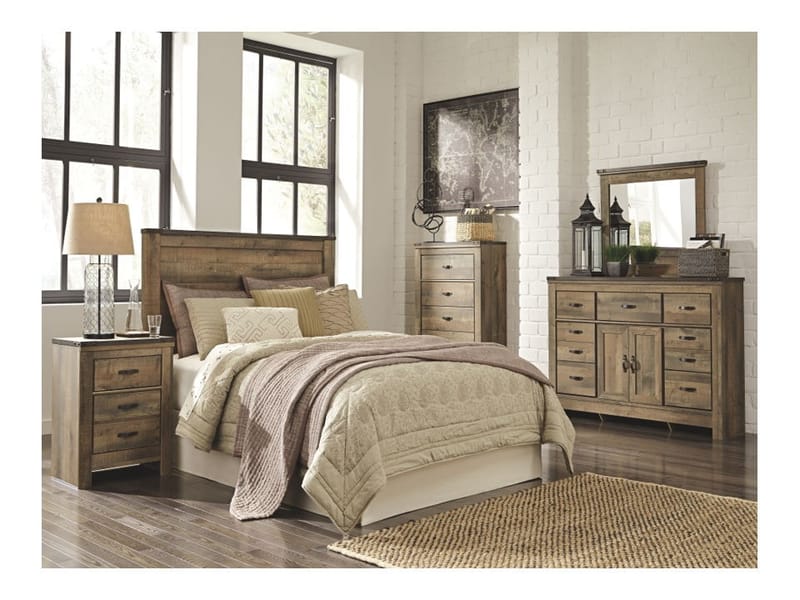 Ashley Trinell 3 Piece Queen Bed Set - Portland, OR | Key Home Furnishings