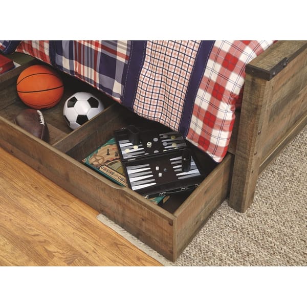 Ashley Bedroom Twin Panel Bed with Trundle Storage Box B446-53-52-83-60-B100-11