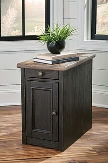 Ashley Living Room Tyler Creek Chairside End Table with USB Ports and Outlets T736-7