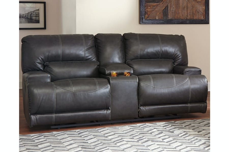 Ashley Living Room McCaskill Reclining Loveseat with Console U6090094