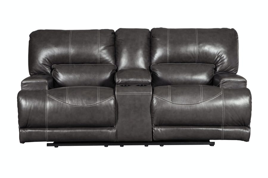 Ashley Living Room McCaskill Power Reclining Loveseat with Console U6090096