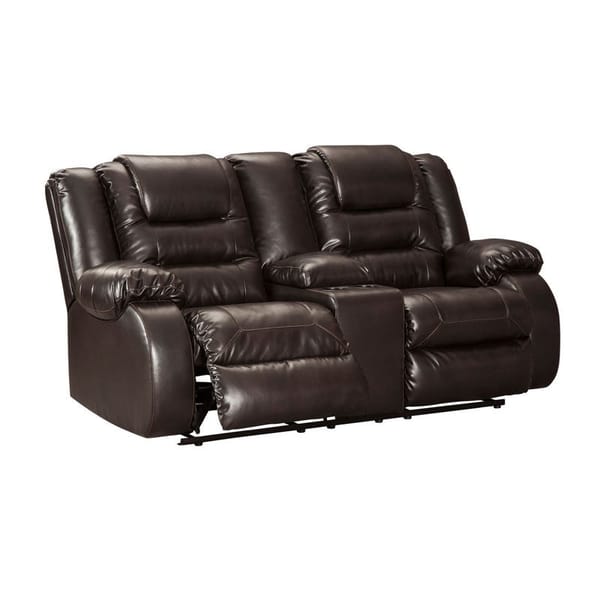 Ashley Living Room Double Reclining Loveseat and Console 7930794