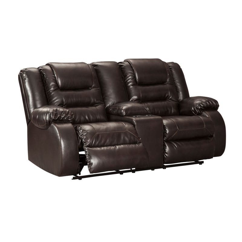 Ashley Living Room Double Reclining Loveseat and Console 7930794