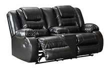 Ashley Living Room Vacherie Reclining Loveseat with Console 7930894