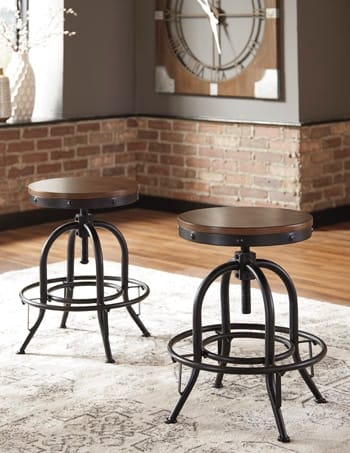 Ashley Bar and Game Room Swivel Barstool (QTY 2) D...