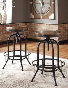 Bar and Game Room Tall Swivel Barstool (QTY 2)