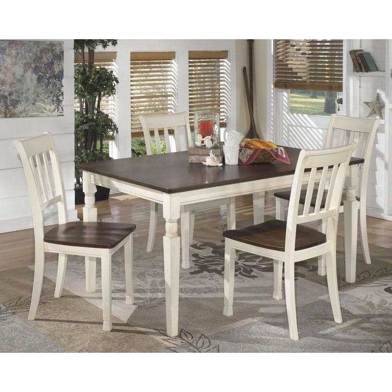 Ashley Whitesburg 5 Piece Rectangular Dining Set - Portland, OR | Key Home Furnishings