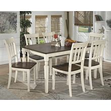 Ashley Whitesburg 7 Piece Rectangular Dining Set - Portland, OR | Key Home Furnishings