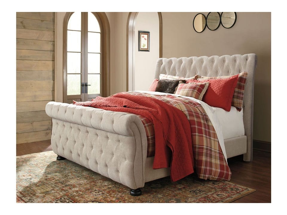 Ashley Queen Upholstered Bed - Portland, OR | Key Home Furnishings