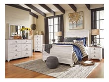 Ashley Willowton 6 Piece Queen Bed Set - Portland, OR | Key Home Furnishings