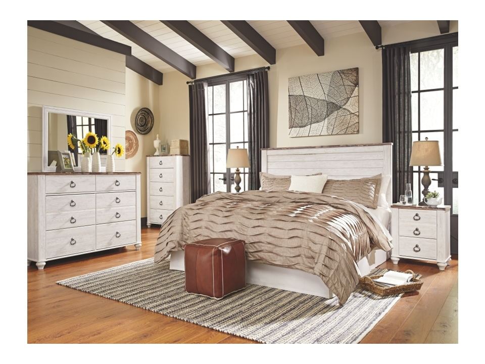 Ashley Bedroom 5 Piece King Panel Headboard Set B267-31-36-58-92-2