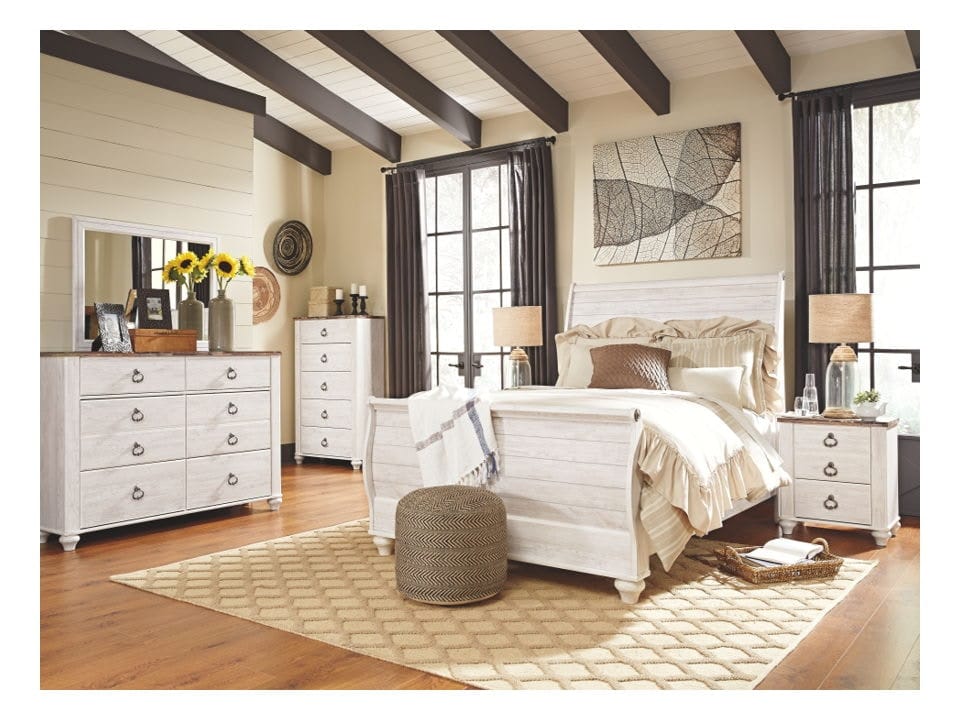 Ashley Bedroom 5 Piece Queen Sleigh Bed Set B267-31-36-77-74-96