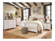 Ashley Willowton 7 Piece King Bed Set - Portland, OR | Key Home Furnishings