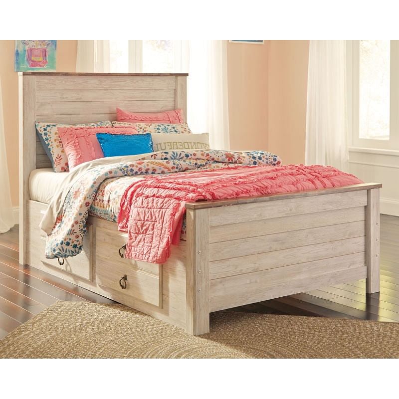 Ashley Bedroom Full Panel Bed with Storage B267-87-84-50-B100-12