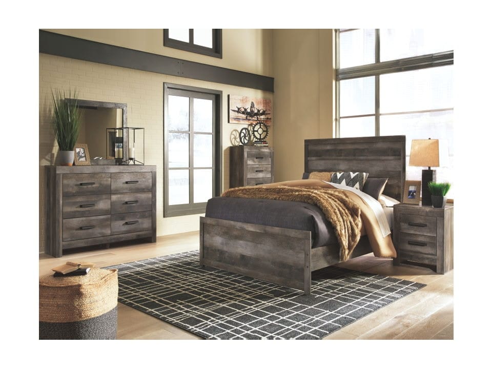 Ashley Bedroom 5 Piece King Panel Bed Set B440-31-36-46-72-97