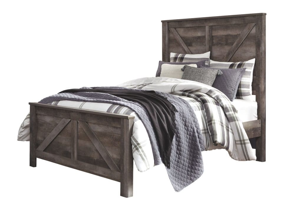 Ashley Bedroom Queen Crossbuck Panel Bed B440-57-5...