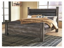 Ashley Bedroom King Upholstered Poster Bed B440-68-66-99-62