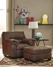 Ashley Living Room Chair and Ottoman 12020-20-14
