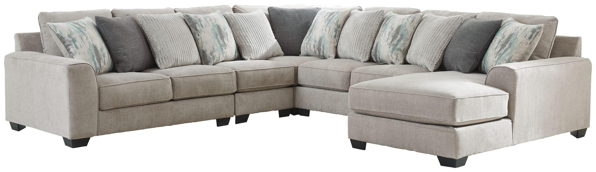 Ashley Living Room Sectional 39504-55-46-77-34-17