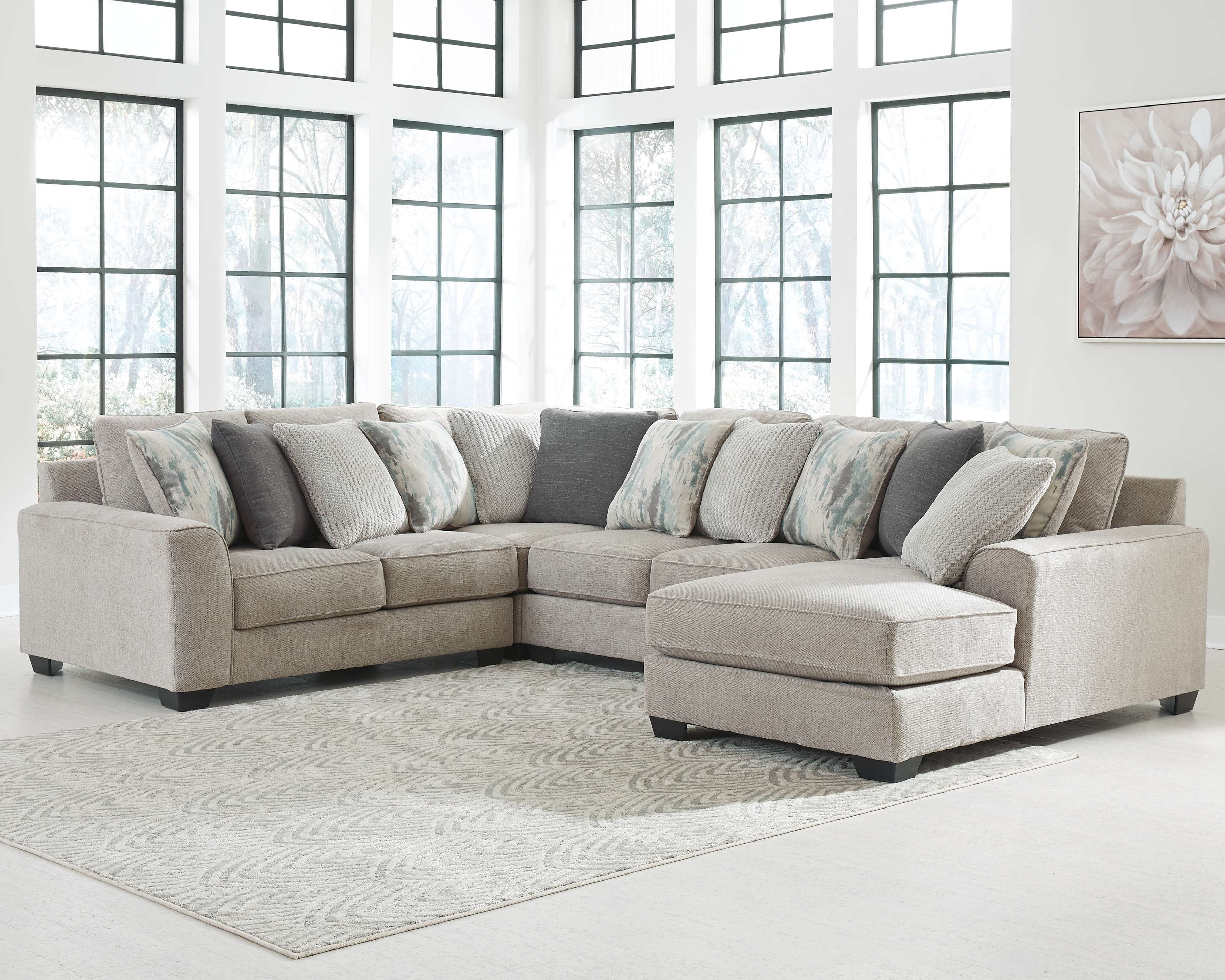 Ashley Living Room Sectional 39504-55-77-34-17