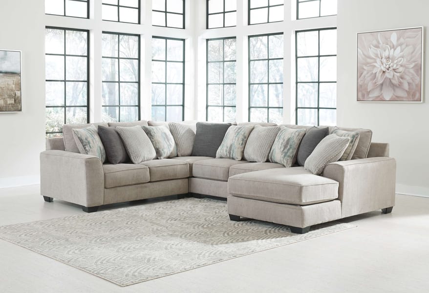 Ashley Living Room Sectional 39504-55-77-34-17