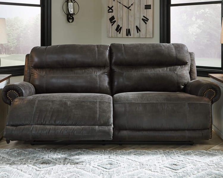 Ashley Living Room Power Reclining Sofa and Loveseat with Adjustable Headrest 65005-47-18
