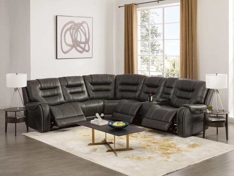 Ashley Living Room Power Reclining Sectional 73108-58-57-31-77-46-62