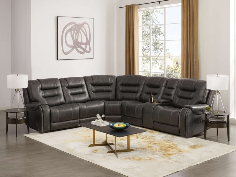 Ashley Living Room Power Reclining Sectional 73108-58-57-31-77-46-62
