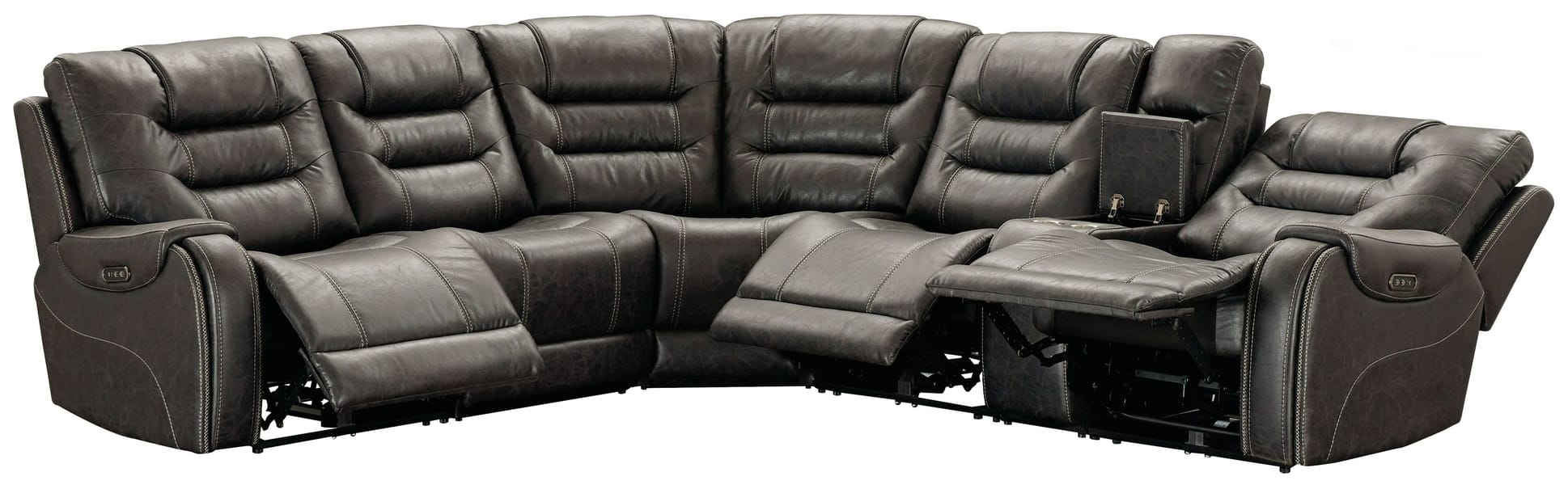 Ashley Living Room Power Reclining Sectional 73108-58-57-31-77-46-62