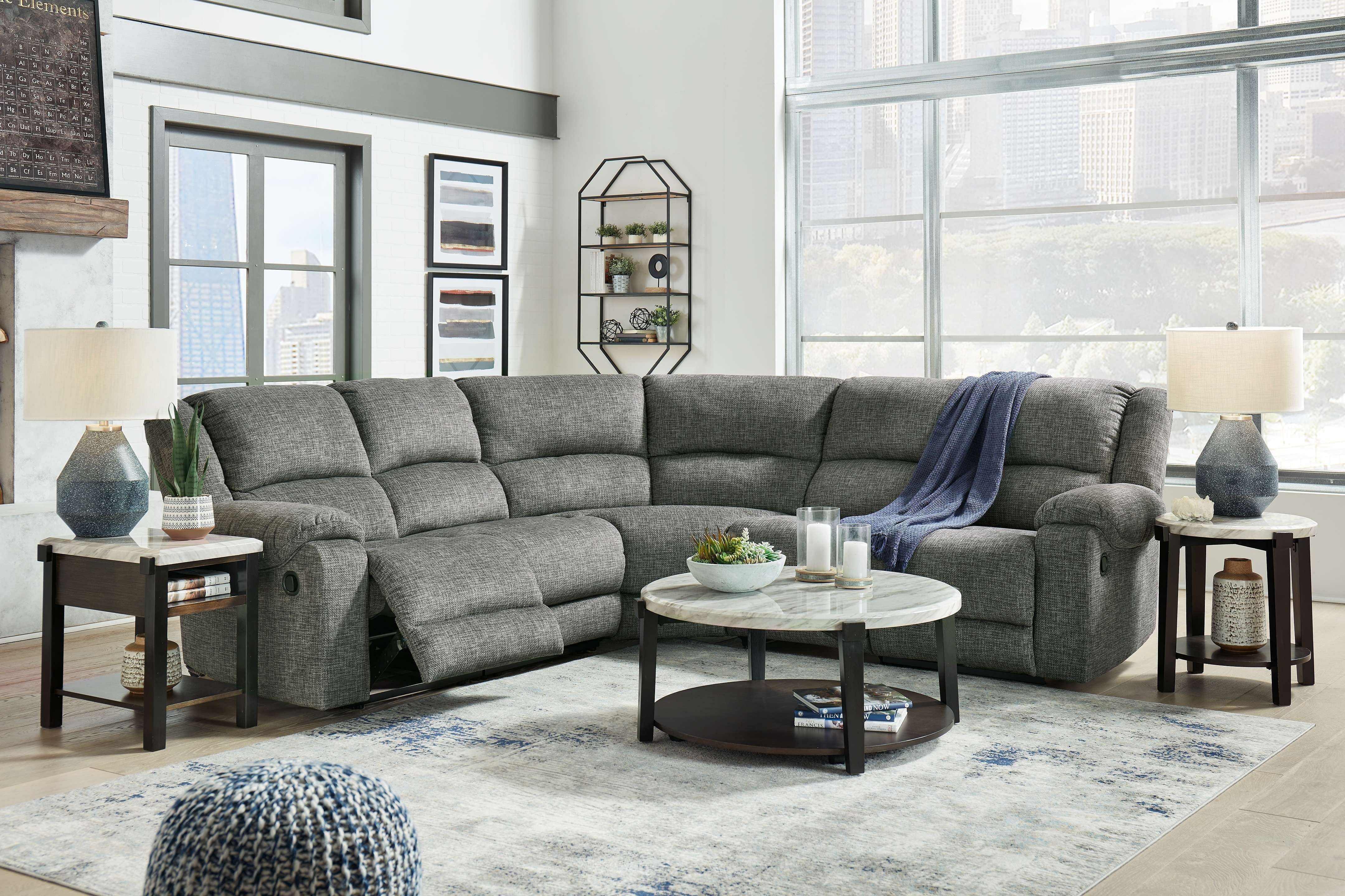Ashley outlet pewter sectional