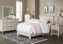 Ashley Bedroom 6 Piece Twin Panel Bed Set B434-31-36-46-71-91-2